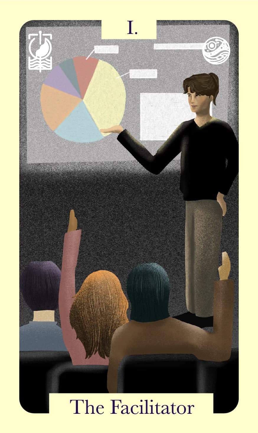 1번 The Facilitator 타로폴리오 구버전 카드